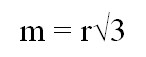 средняя линия треугольника через радиус вписанной окружности формула