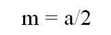 средняя линия треугольника через сторону формула