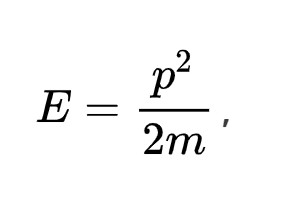 формула распределения по вектору импульса