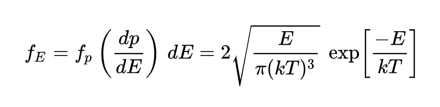формула распределения по энергии